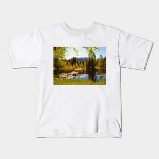 Lake (Vivid) Kids T-Shirt